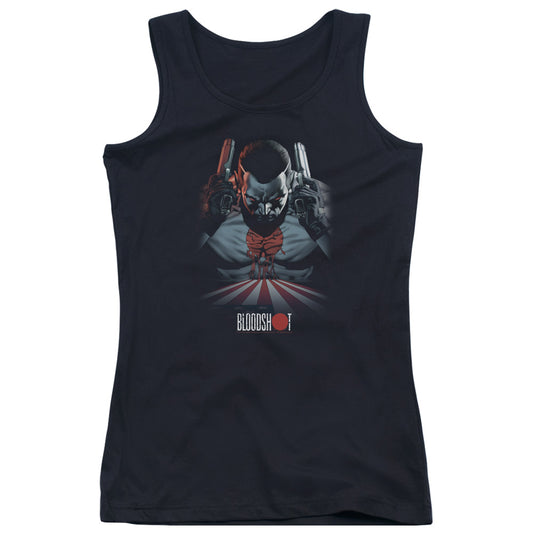 Bloodshot Blood Lines Womens Tank Top Shirt Black