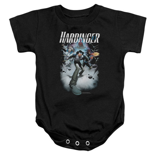 Harbinger 12 Infant Baby Snapsuit Black