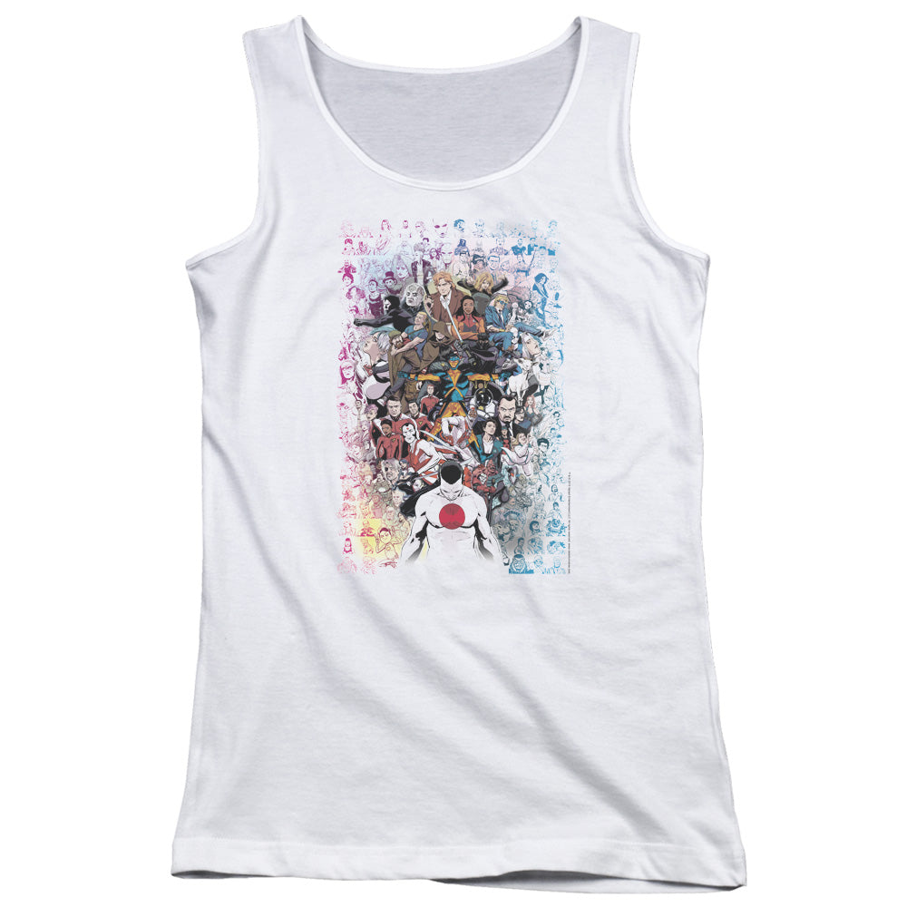 Valiant Everybodys Here Womens Tank Top Shirt White