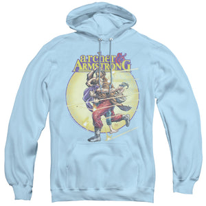 Archer & Armstrong Vintage A & A Mens Hoodie Light Blue