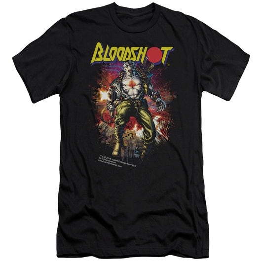 Bloodshot Vintage Bloodshot Slim Fit Mens T Shirt Black