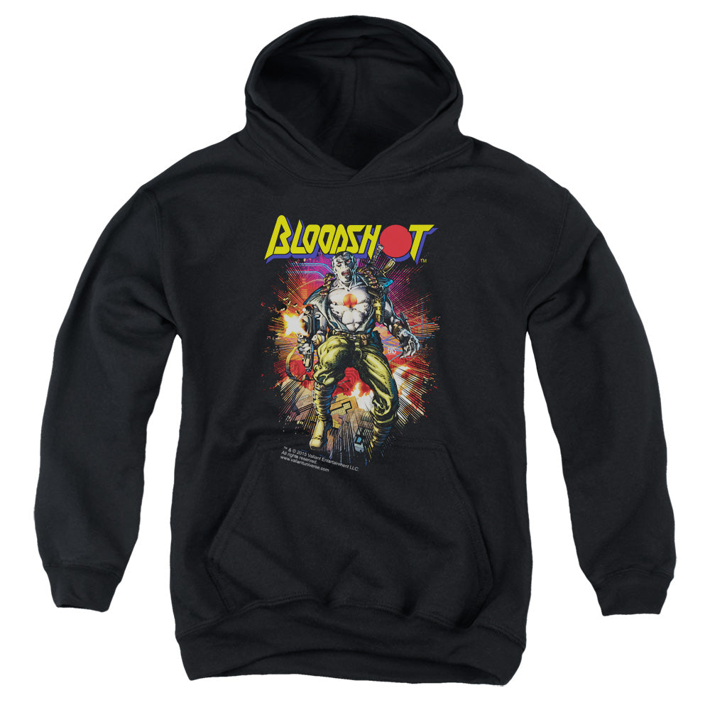 Bloodshot Vintage Bloodshot Kids Youth Hoodie Black