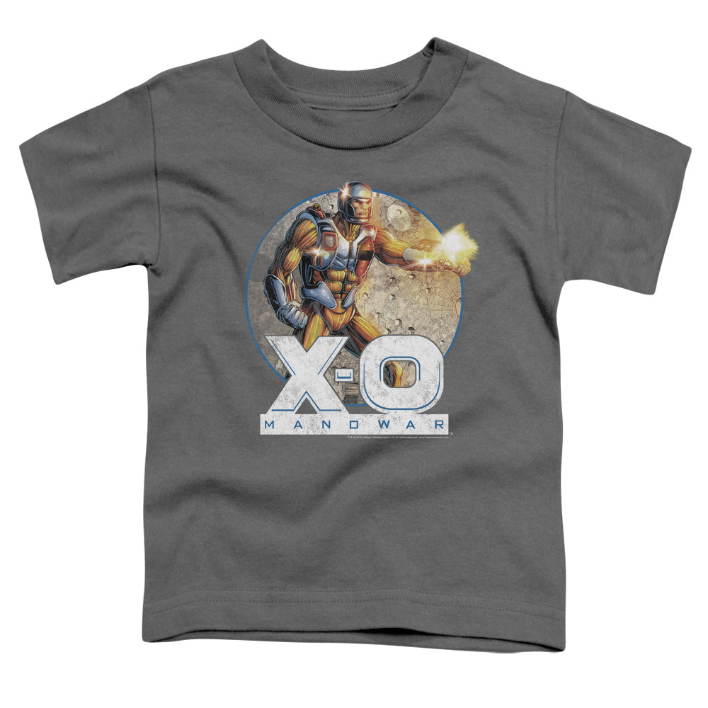 Xo Manowar Vintage Manowar Toddler Kids Youth T Shirt Charcoal