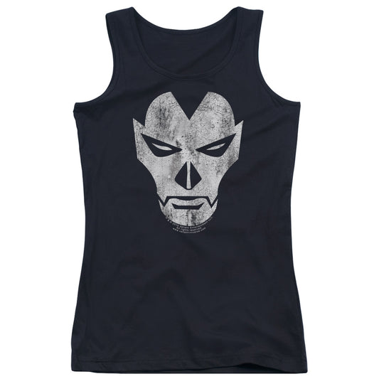 Shadowman Face Womens Tank Top Shirt Black