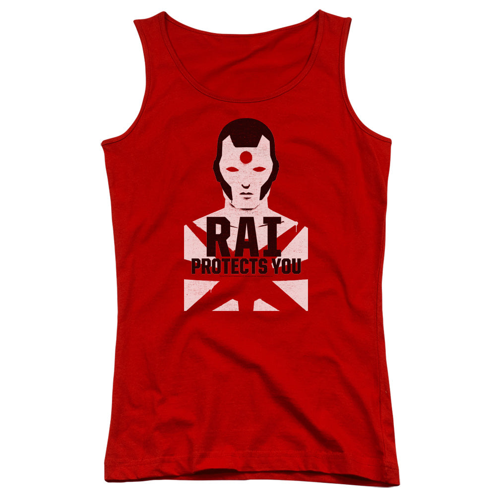 Rai Protector Womens Tank Top Shirt Red