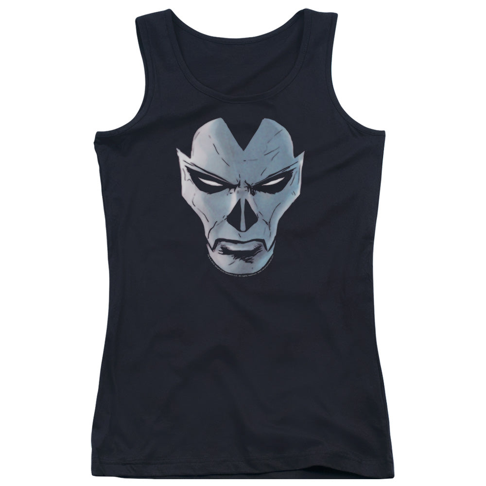 Shadowman Comic Face Womens Tank Top Shirt Black