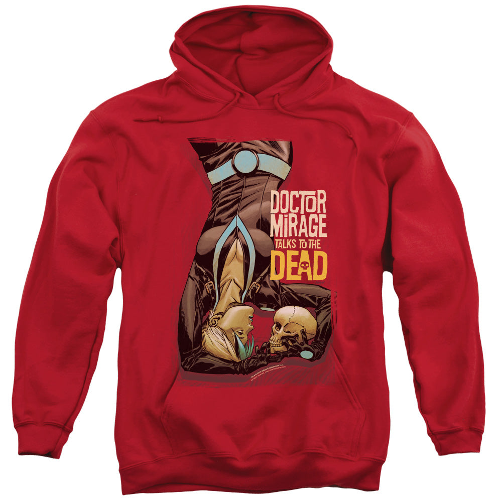 Doctor Mirage Talks To The Dead Mens Hoodie Red