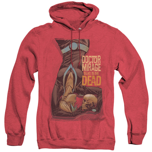 Doctor Mirage Talks To The Dead Heather Mens Hoodie Red