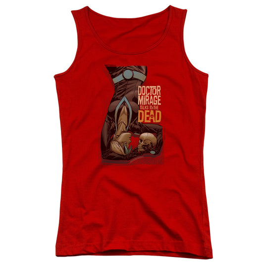 Doctor Mirage Talks To The Dead Womens Tank Top Shirt Red