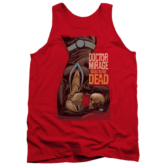 Doctor Mirage Talks To The Dead Mens Tank Top Shirt Red