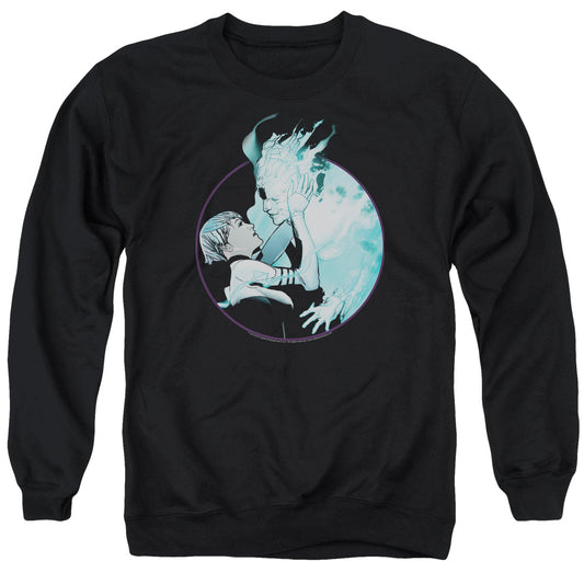 Doctor Mirage Circle Mirage Mens Crewneck Sweatshirt Black