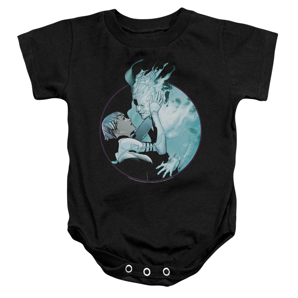 Doctor Mirage Circle Mirage Infant Baby Snapsuit Black