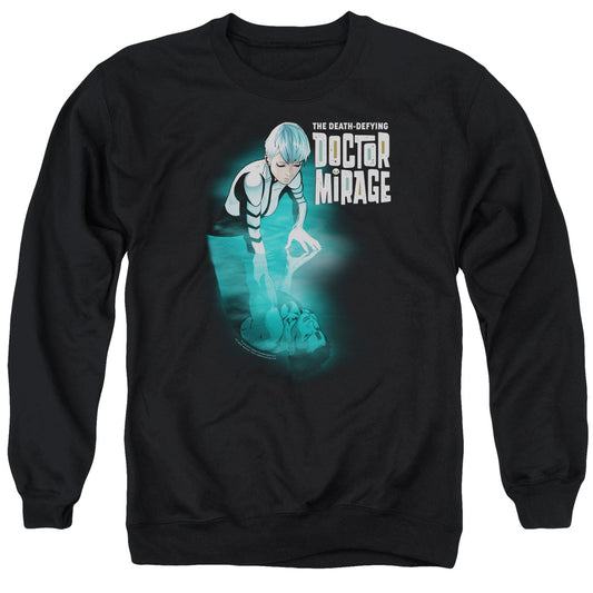 Doctor Mirage Crossing Over Mens Crewneck Sweatshirt Black