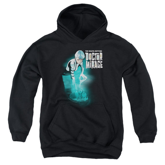 Doctor Mirage Crossing Over Kids Youth Hoodie Black