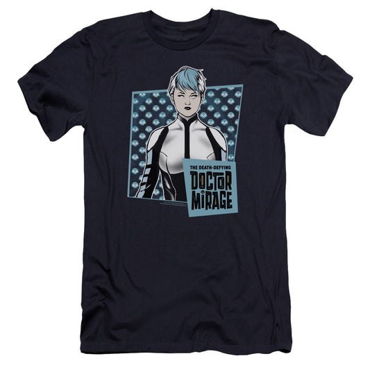 Doctor Mirage Good Doctor Premium Bella Canvas Slim Fit Mens T Shirt Navy Blue