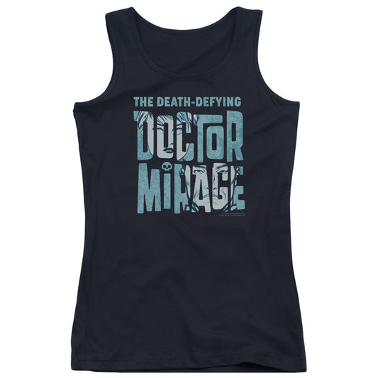 Doctor Mirage Character Logo Womens Tank Top Shirt Black