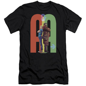 Archer & Armstrong Back To Bak Premium Bella Canvas Slim Fit Mens T Shirt Black