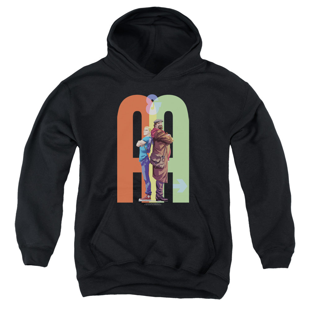 Archer & Armstrong Back To Bak Kids Youth Hoodie Black