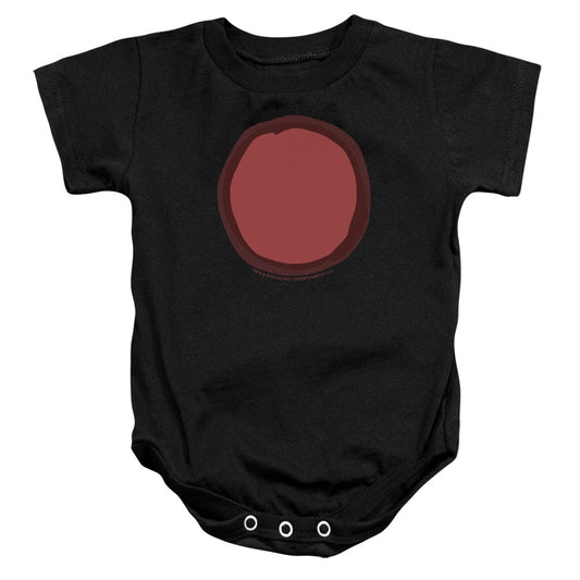 Bloodshot Logo Infant Baby Snapsuit Black