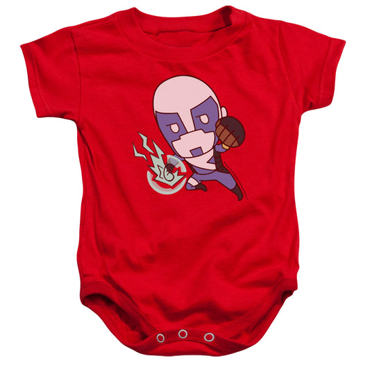 Valiant Quantum Emoji Infant Baby Snapsuit Red