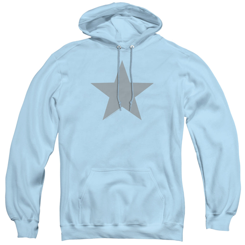 Valiant Archers Star Mens Hoodie Light Blue