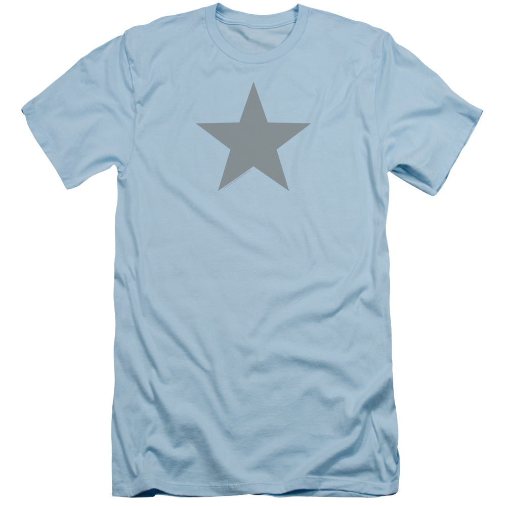 Valiant Archers Star Slim Fit Mens T Shirt Light Blue