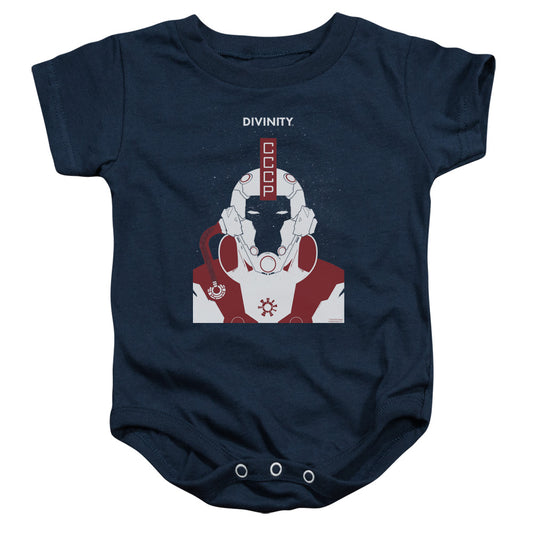 Valiant Divinity Helmet Infant Baby Snapsuit Navy Blue