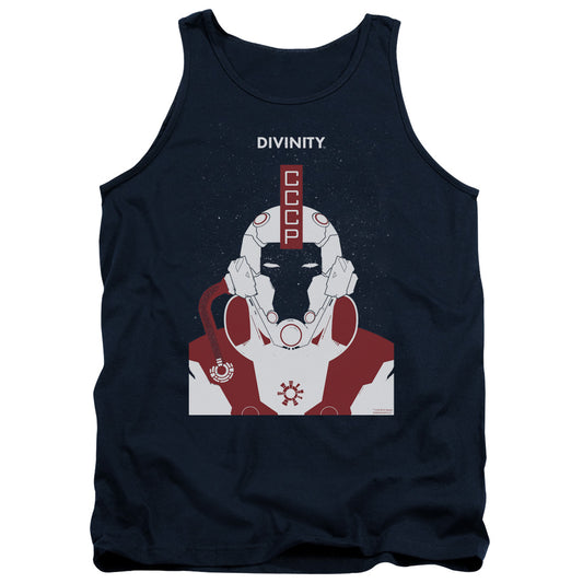 Valiant Divinity Helmet Mens Tank Top Shirt Navy Blue