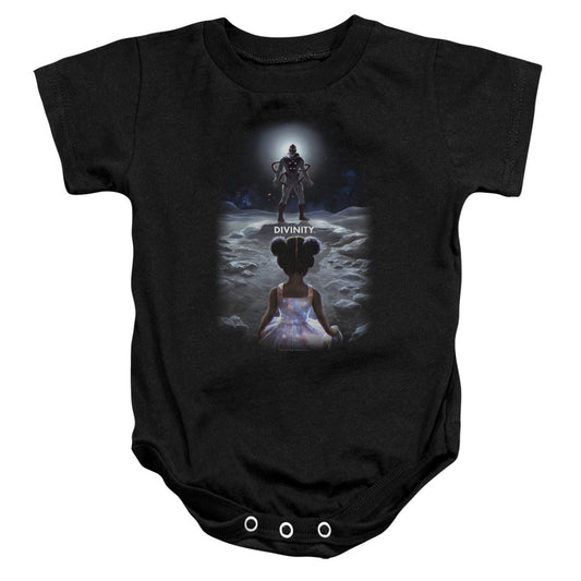 Valiant Divinity Child Infant Baby Snapsuit Black