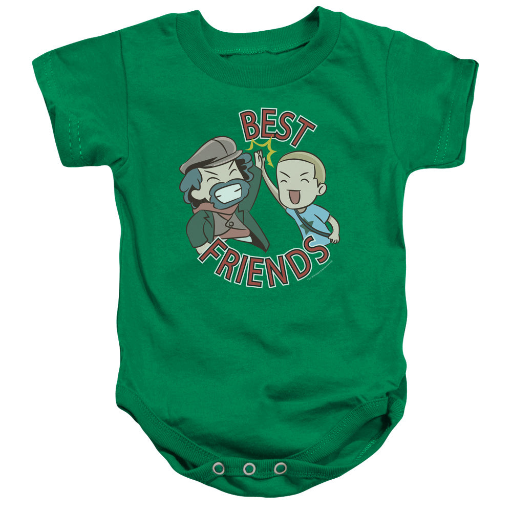 Valiantbest Friends Emoji Infant Baby Snapsuit Kelly Green