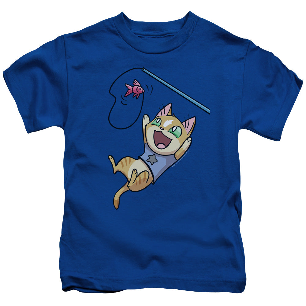 Valiant Comics Archer Cat Cosplay Juvenile Kids Youth T Shirt Royal Blue