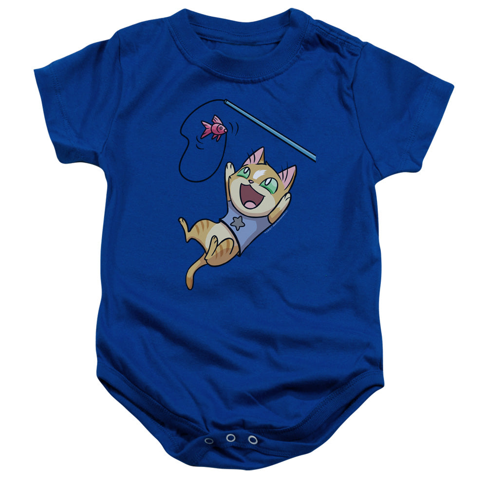 Valiant Comics Archer Cat Cosplay Infant Baby Snapsuit Royal Blue