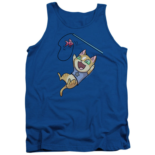 Valiant Comics Archer Cat Cosplay Mens Tank Top Shirt Royal Blue