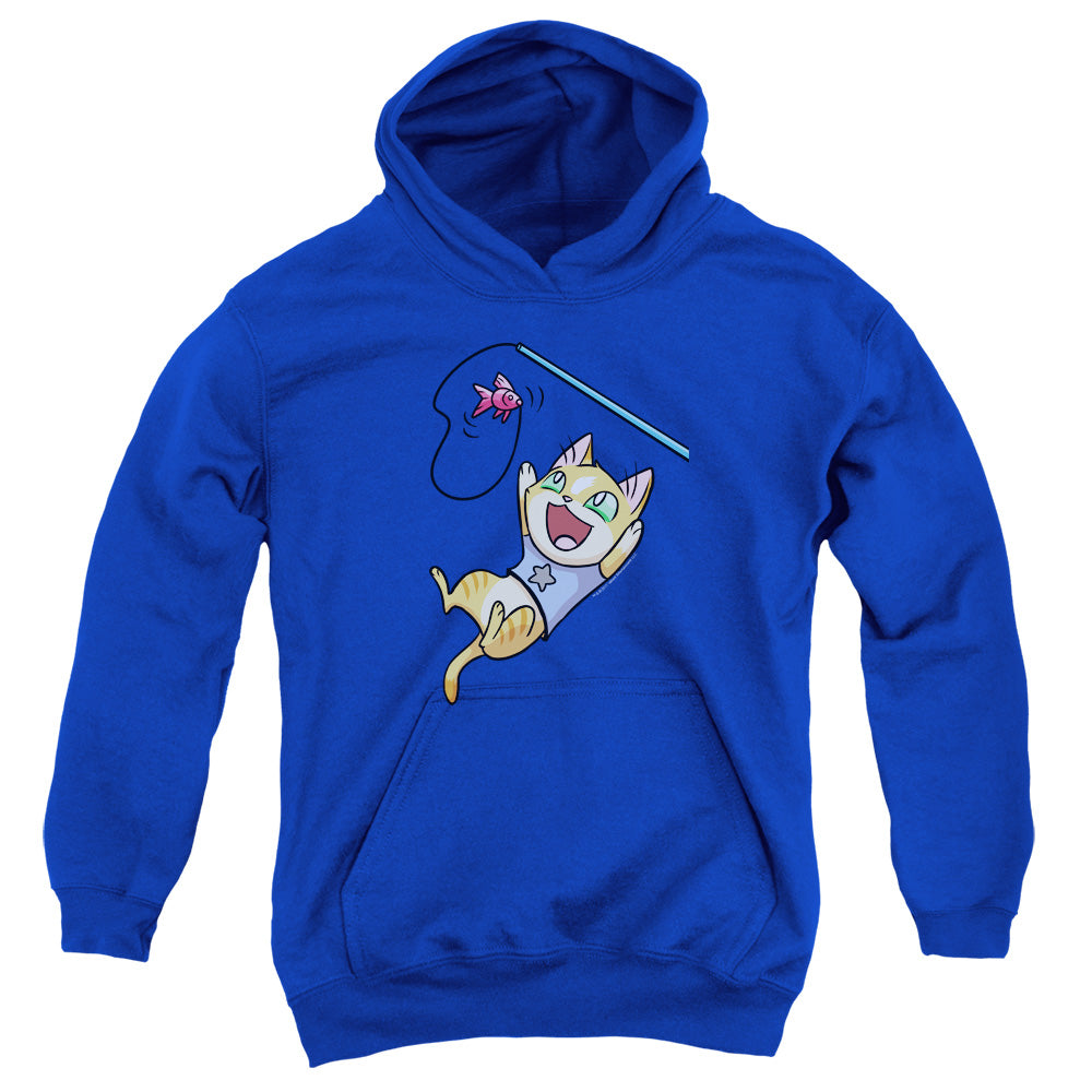 Valiant Comics Archer Cat Cosplay Kids Youth Hoodie Royal Blue