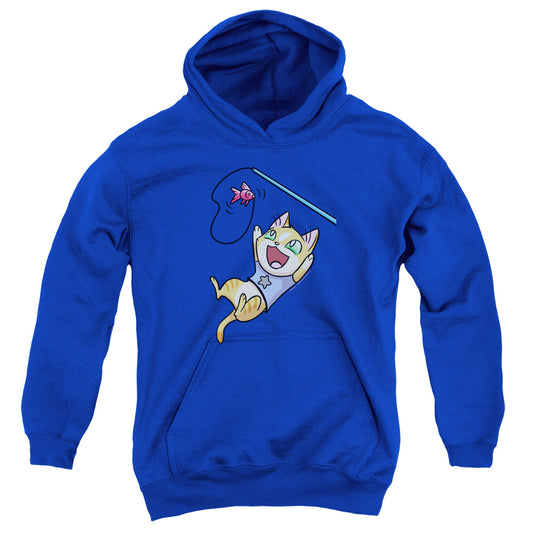 Valiant Comics Archer Cat Cosplay Kids Youth Hoodie Royal Blue