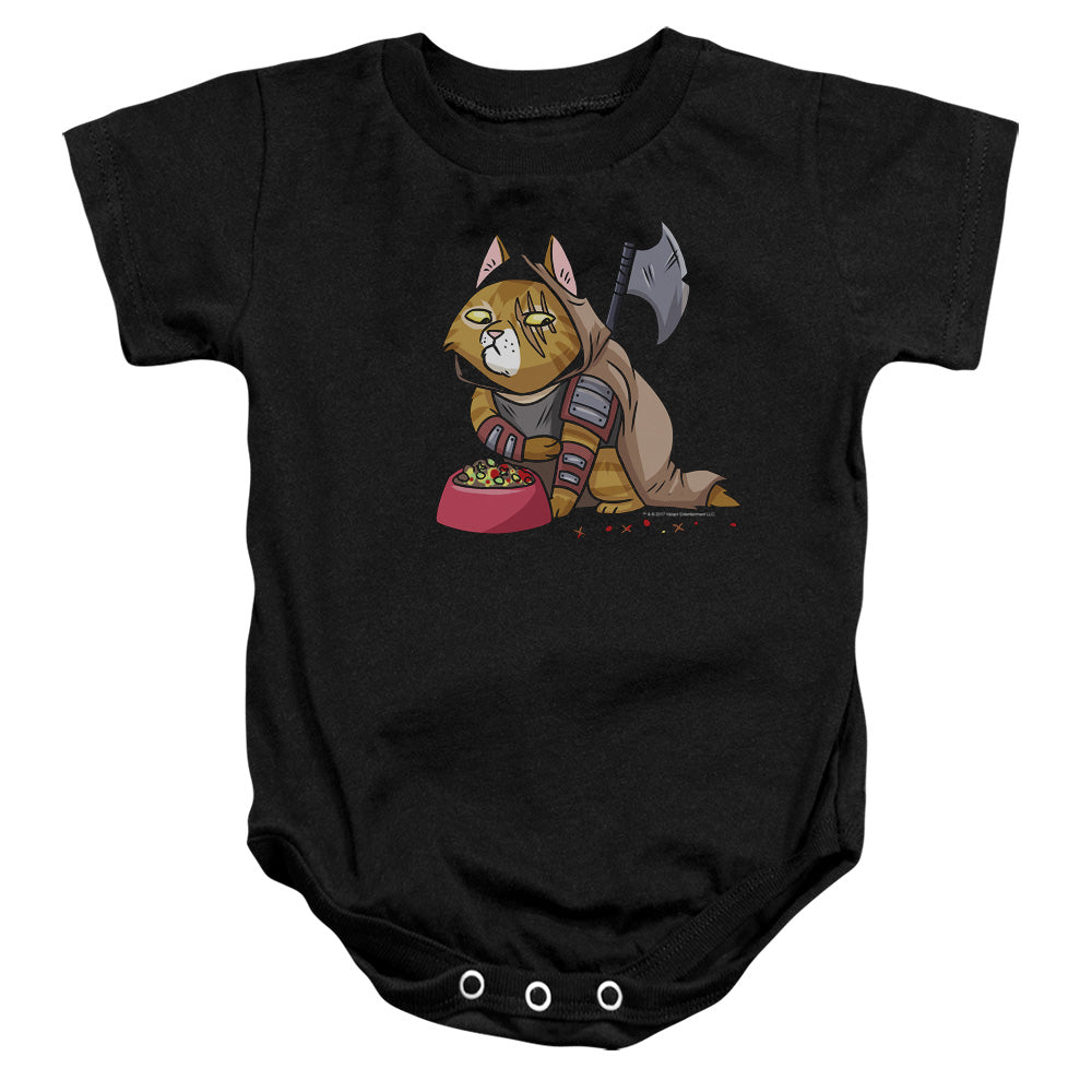 Valiant Comics Eternal Warrior Cat Cosplay Infant Baby Snapsuit Black