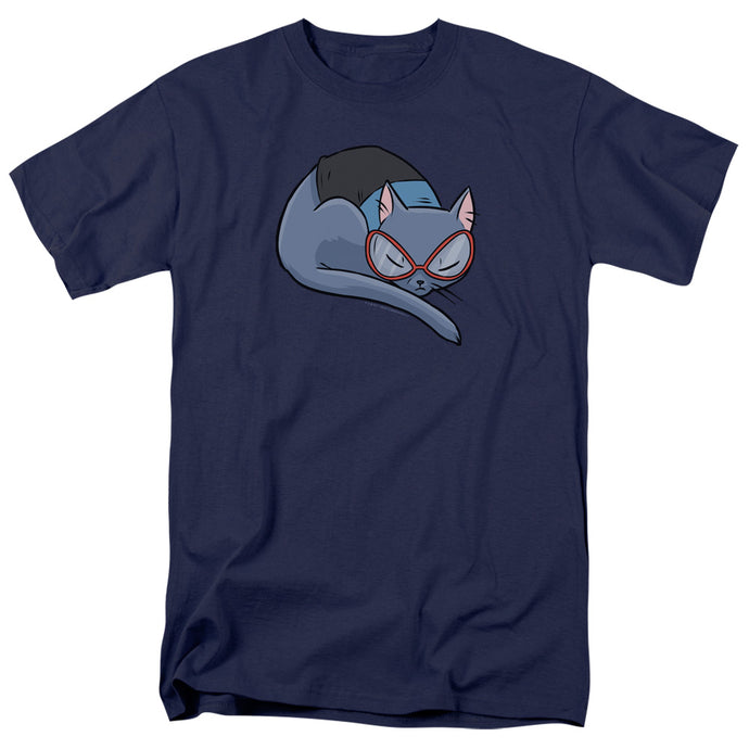 Valiant Comics Kris Hathaway Cat Cosplay Mens T Shirt Navy Blue