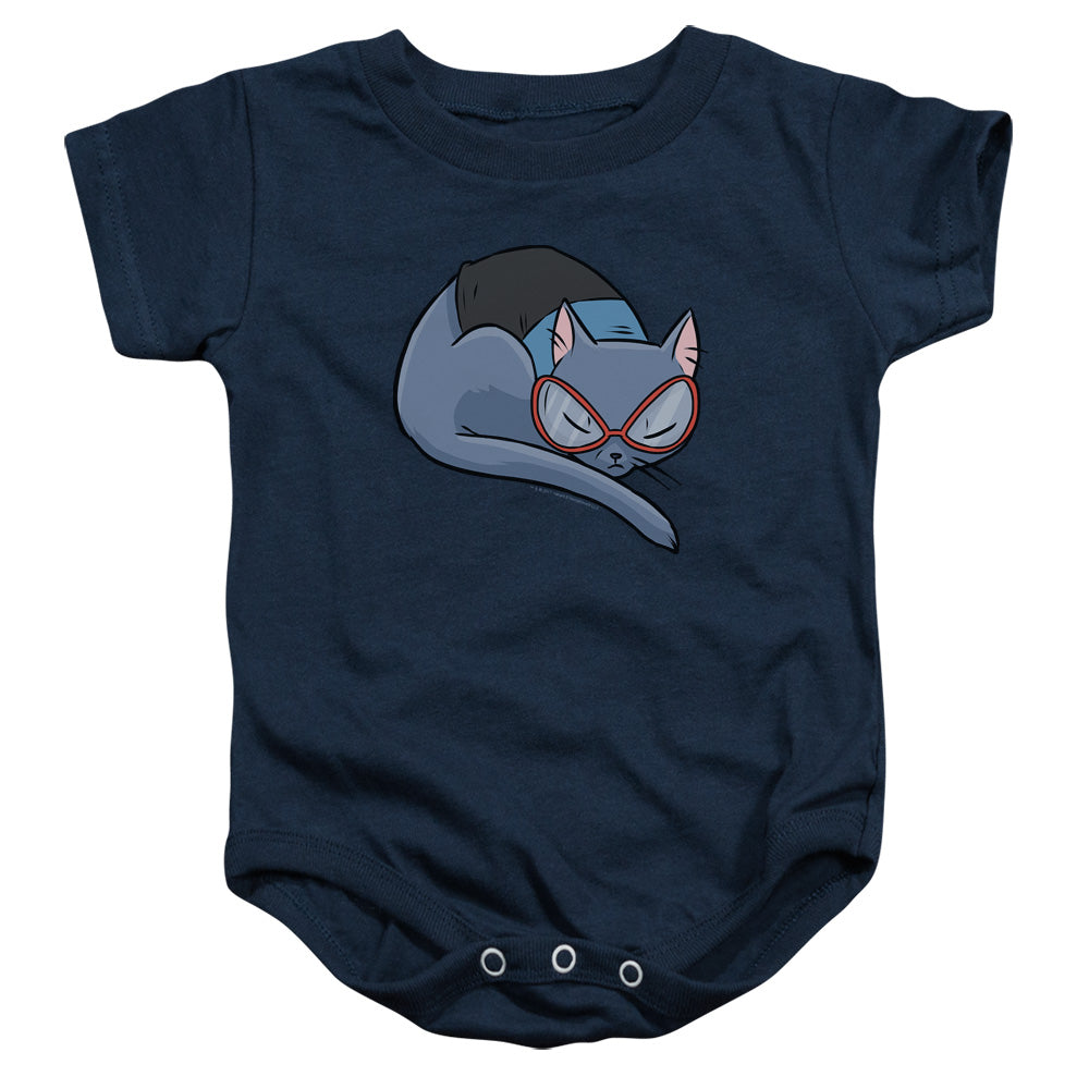 Valiant Comics Kris Hathaway Cat Cosplay Infant Baby Snapsuit Navy Blue