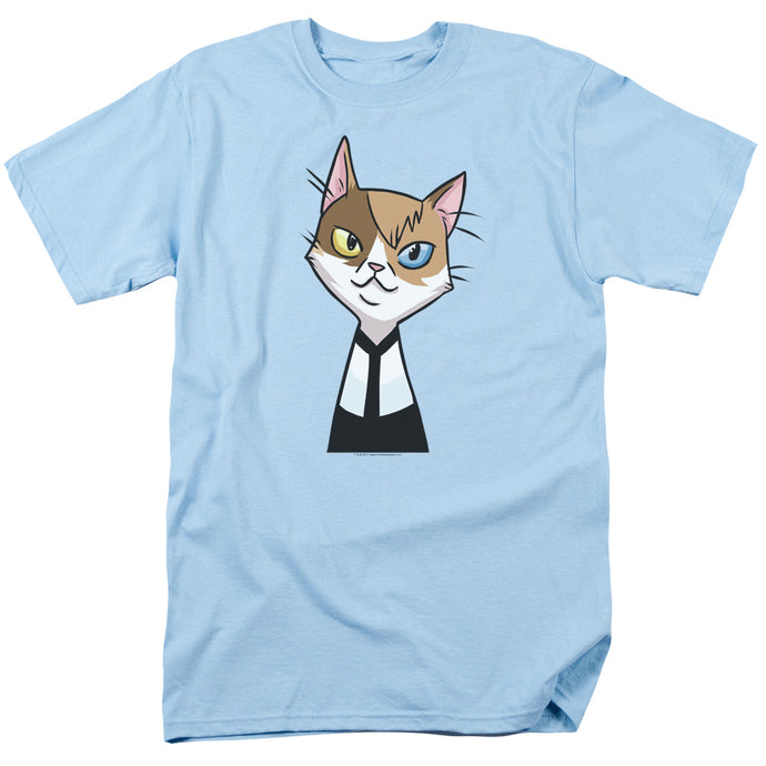 Valiant Comics Doctor Mirage Cat Cosplay Mens T Shirt Light Blue