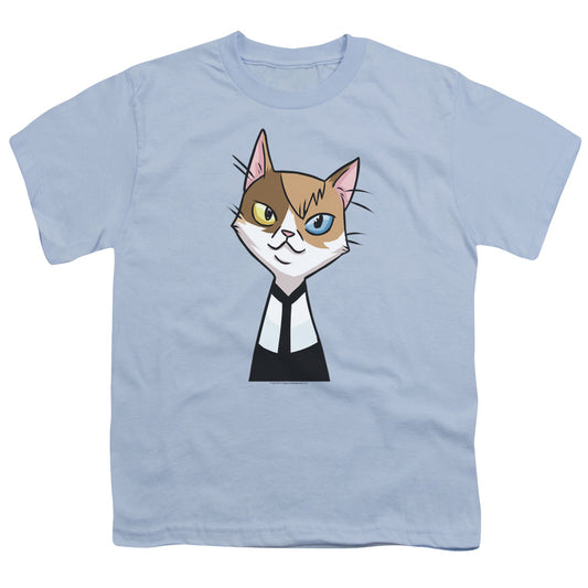 Valiant Comics Doctor Mirage Cat Cosplay Kids Youth T Shirt Light Blue