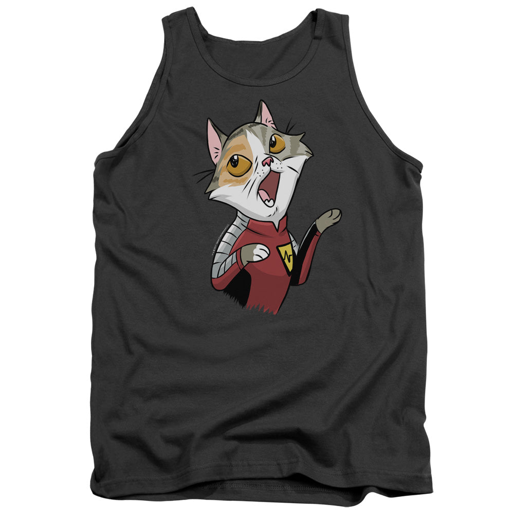 Valiant Comics Hard Corps Cat Cosplay Mens Tank Top Shirt Charcoal