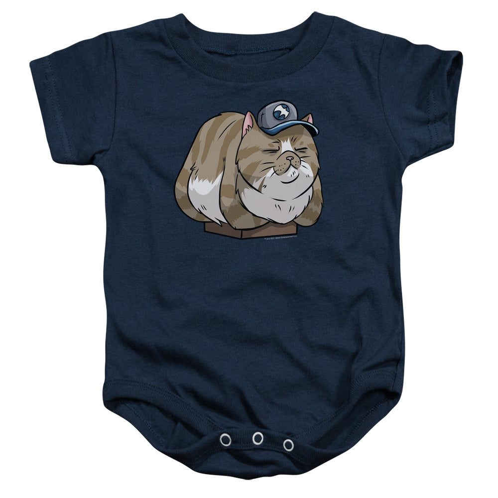 Valiant Comics Torque Cat Cosplay Infant Baby Snapsuit Navy Blue