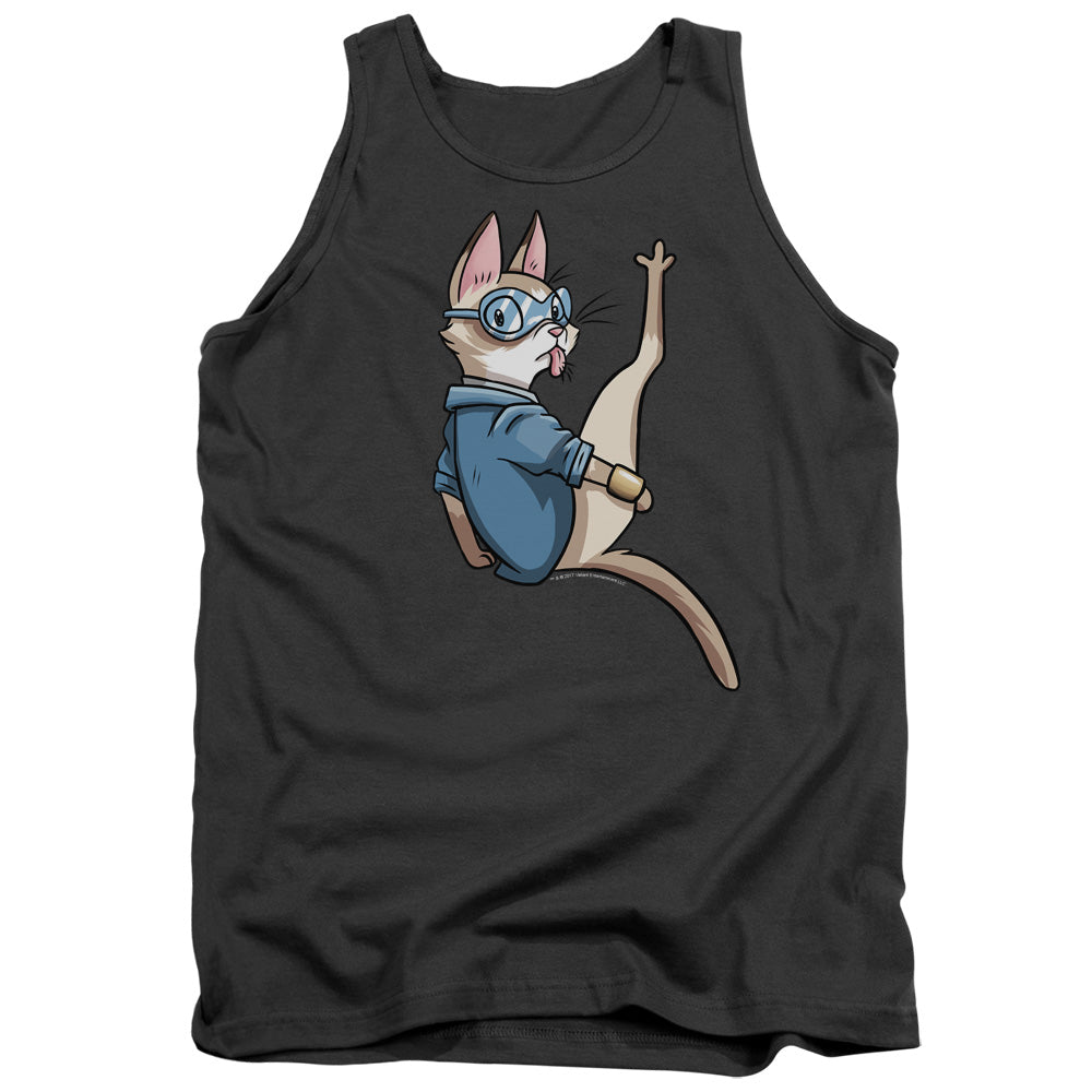 Valiant Comics Woody Cat Cosplay Mens Tank Top Shirt Charcoal