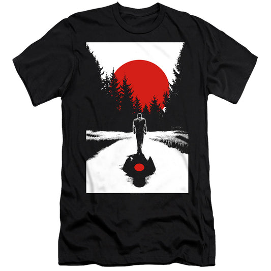 Bloodshot Woods Slim Fit Mens T Shirt Black