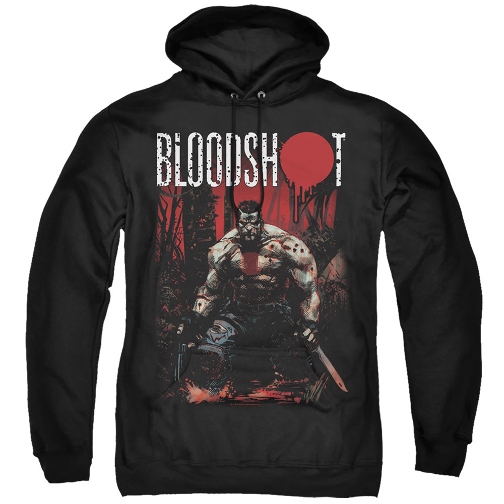 Bloodshot Welcome To The Jungle Mens Hoodie Black