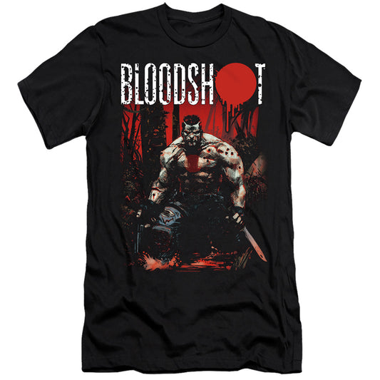 Bloodshot Welcome To The Jungle Slim Fit Mens T Shirt Black