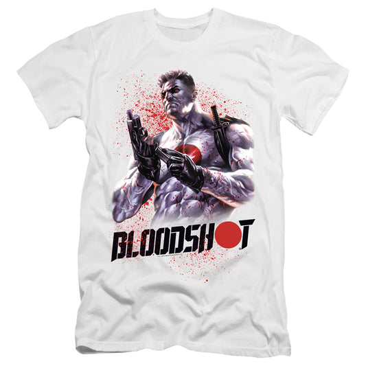 Bloodshot Reload Slim Fit Mens T Shirt White