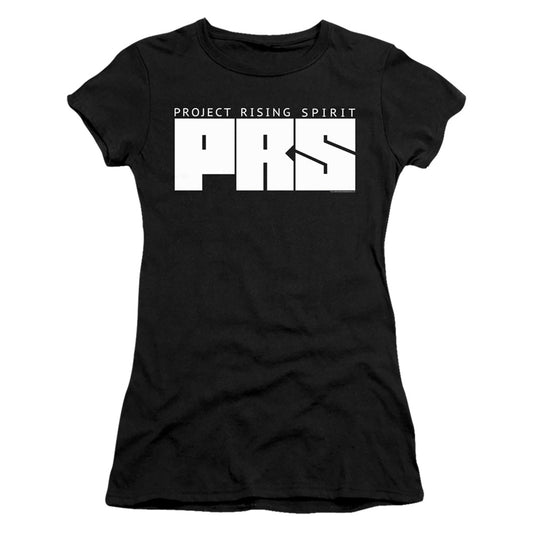 Bloodshot Prs Junior Sheer Cap Sleeve Womens T Shirt Black