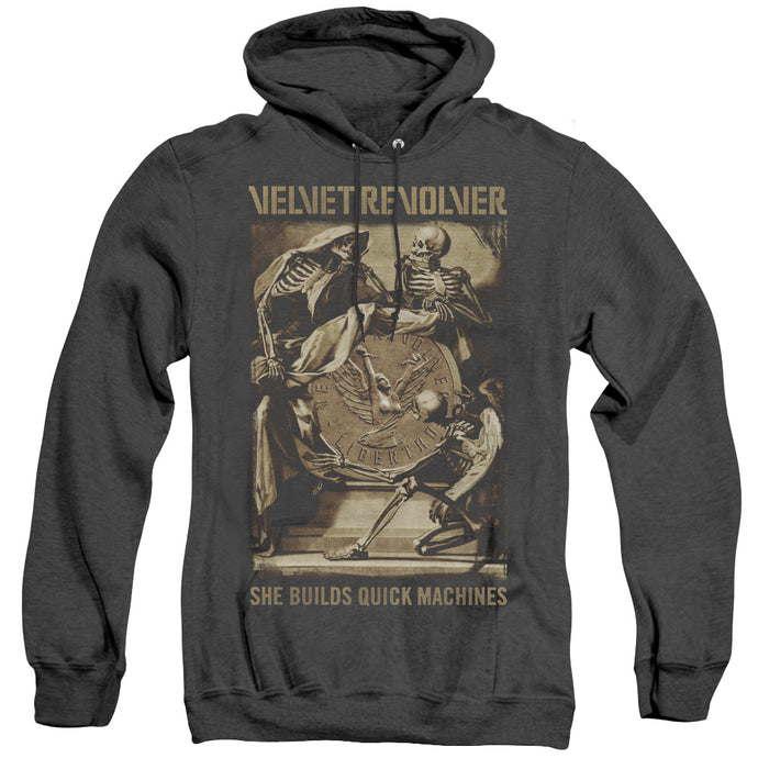 Velvet Revolver Quick Machines Heather Mens Hoodie Black