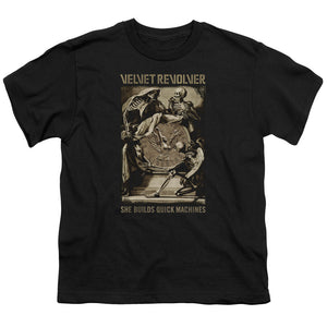 Velvet Revolver Quick Machines Kids Youth T Shirt Black